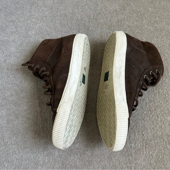 FRYE Miller Men's Lace up High Top Shoes/Fashion Brown Sneaker ~ 9 - Picture 4 of 9